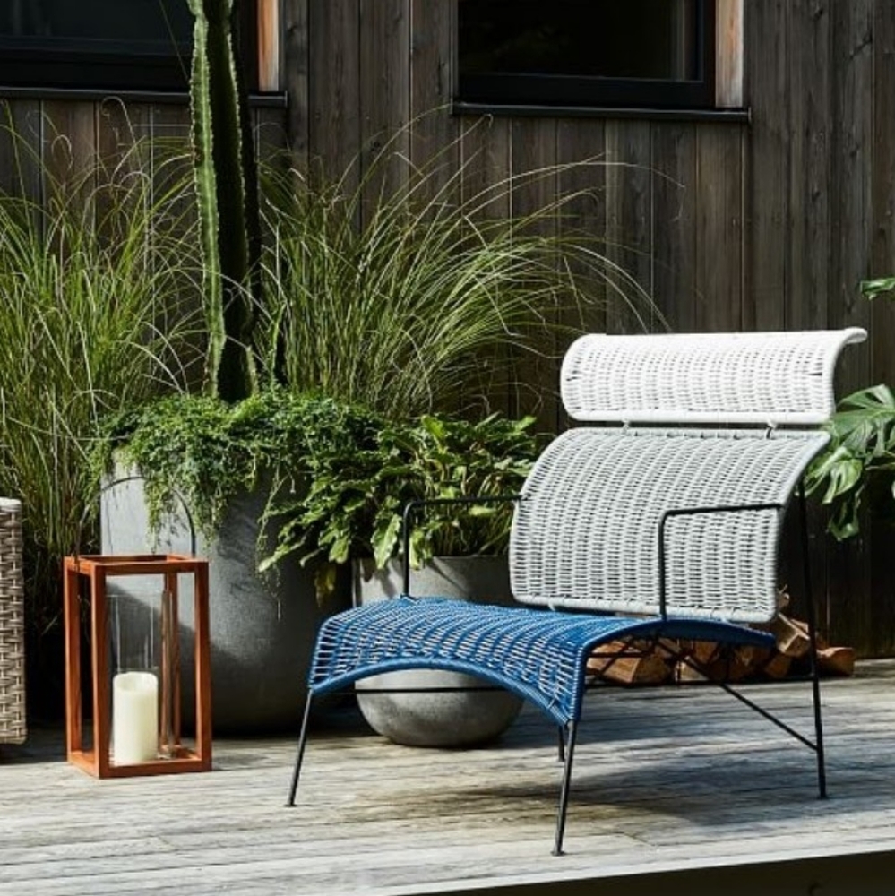 West Elm Simple Wood Lanter Size Large